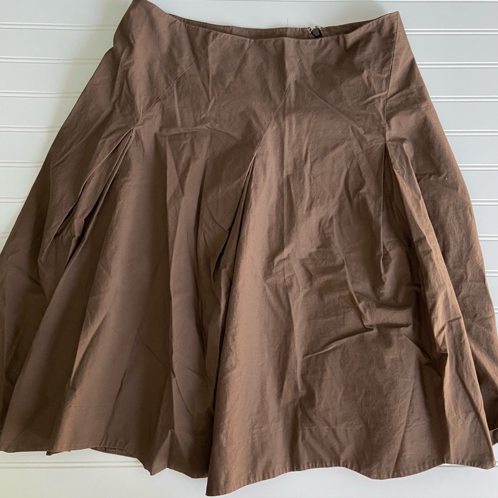 Calvin Klein fully lined brown skirt